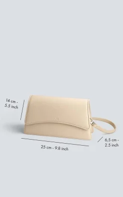Kaai - Lichtbeige Schoudertas