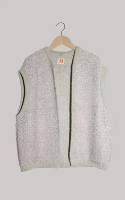 Kate & Jules - Ecru Vest mouwloos