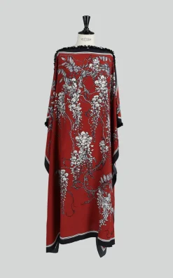 Katerin Theys - Bordeaux Jurk