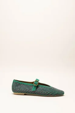 Kurt Geiger Shoes - Groen Ballerina