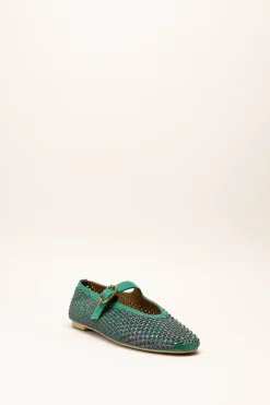 Kurt Geiger Shoes - Groen Ballerina