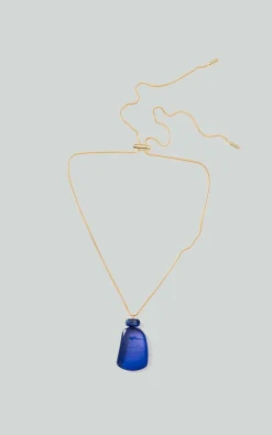 Laurence Delvallez - Blauw Halsketting