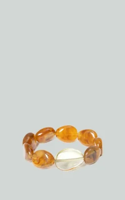 Laurence Delvallez - Bruin Armband
