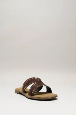 Lazamani - Donkerbruin Slipper