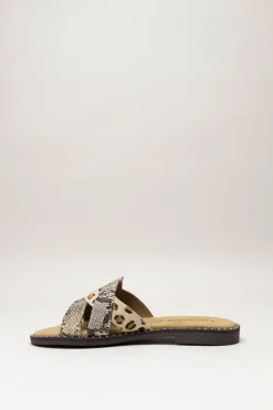 Lazamani - Greige Slipper