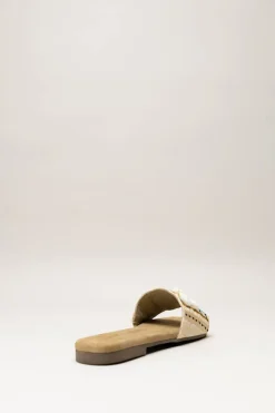 Lazamani - Lichtbeige Slipper