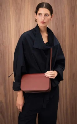 Lies Mertens - Roestbruin Cross body