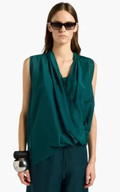 Liviana Conti - Petrol Blouse