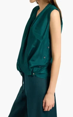 Liviana Conti - Petrol Blouse