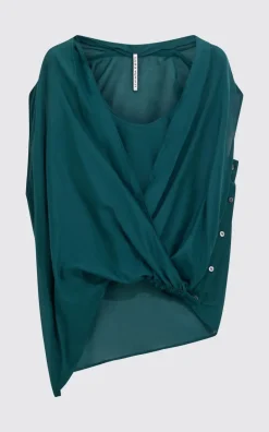 Liviana Conti - Petrol Blouse