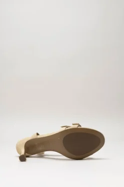 Lodi - Beige Sandaal hak