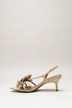Lola Cruz - Beige Sandaal hak