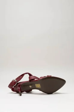Lola Cruz - Bordeaux Sandaal hak