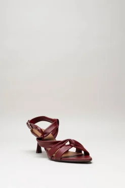 Lola Cruz - Bordeaux Sandaal hak