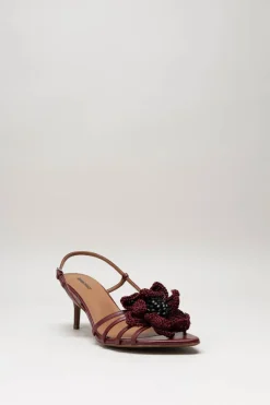 Lola Cruz - Bordeaux Sandaal hak