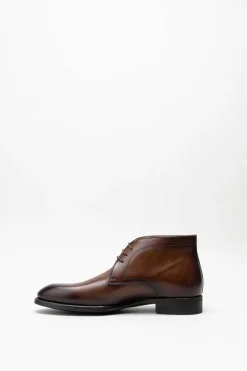 Magnanni - Bruin Veterschoen hoog