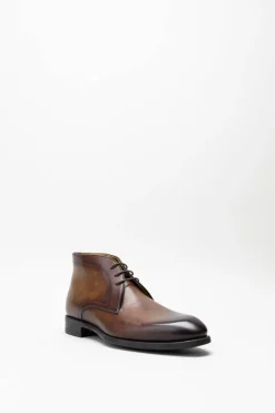 Magnanni - Bruin Veterschoen hoog