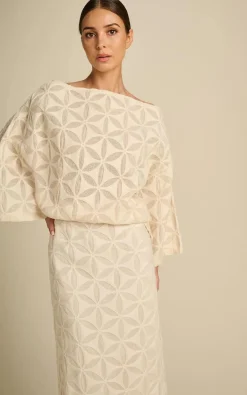 March 23 - Ecru Blouse