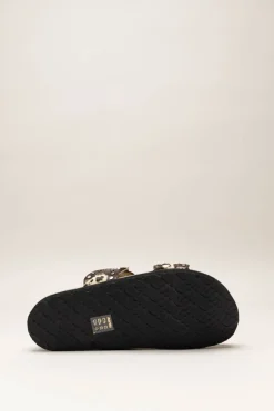 Maruti - Donkerbruin Slipper