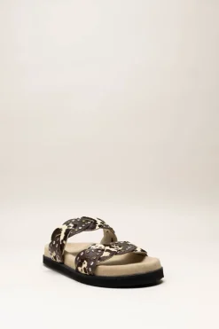 Maruti - Donkerbruin Slipper