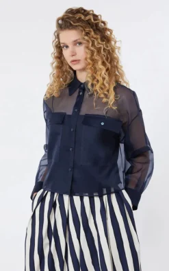 Max Mara Weekend - Marineblauw Blouse