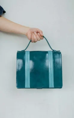 Mieke Dierckx - Blauw Handtas