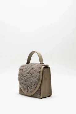 Mieke Dierckx - Taupe Handtas
