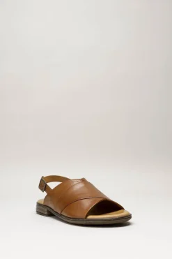 Miz Mooz - Bruin Sandaal plat