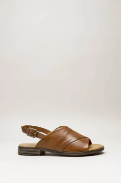 Miz Mooz - Bruin Sandaal plat