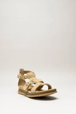 Mjus - Beige Sandaal plat