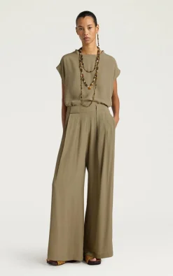 Momoni - Kaki Broek