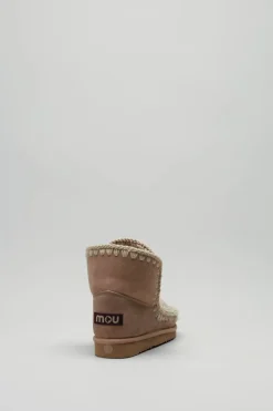 Mou - Beige Enkellaars plat