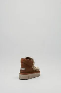 Mou - Cognac Enkellaars plat