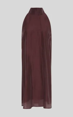 Msch - Aubergine Jurk