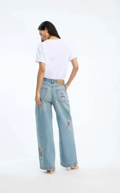 Munthe - Blauw Jeansbroek