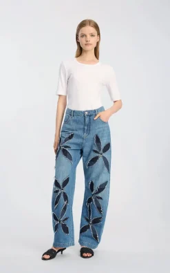Munthe - Blauw Jeansbroek