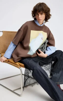Munthe - Bruin Sweater