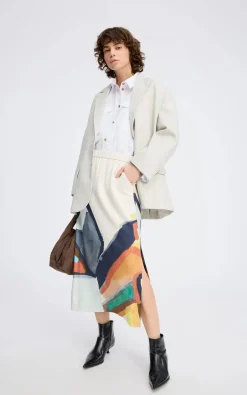 Munthe - Ecru Rok