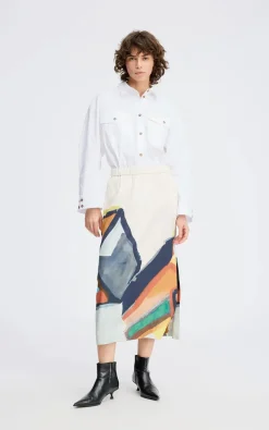 Munthe - Ecru Rok