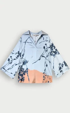 Natan - Lichtblauw Blouse