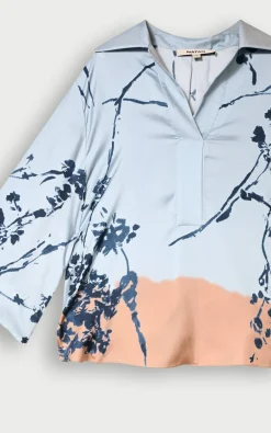 Natan - Lichtblauw Blouse
