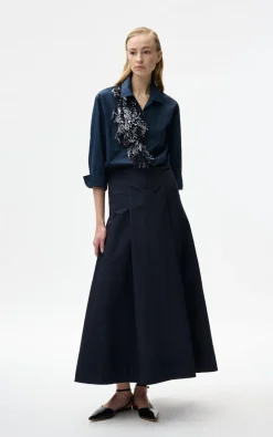 Natan - Marineblauw Blouse