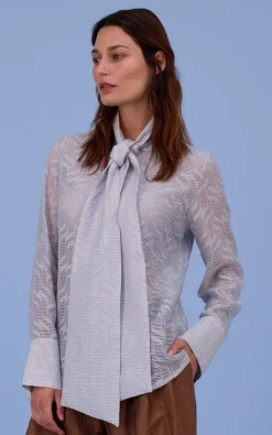 Nathalie Vleeschouwer - Blauw Blouse