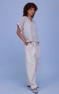 Nathalie Vleeschouwer - Blauw Blouse