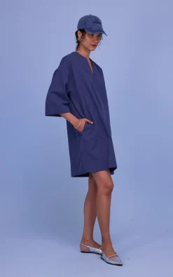 Nathalie Vleeschouwer - Blauw Jurk