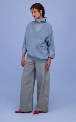 Nathalie Vleeschouwer - Blauw Trui