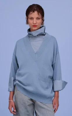 Nathalie Vleeschouwer - Blauw Trui