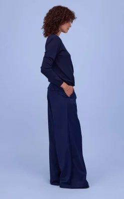Nathalie Vleeschouwer - Donkerblauw Trui