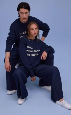 Nathalie Vleeschouwer - Donkerblauw Trui