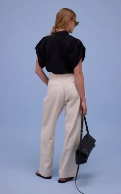 Nathalie Vleeschouwer - Ecru Broek